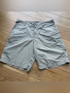 Marmot Shorts Mens 34 Nylon Khaki  Lightweight Gorpcore Zip Pocket